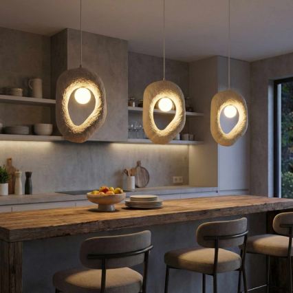 Brilagi - Luster na lanku WABI SABI 1xE27/40W/230V krémový