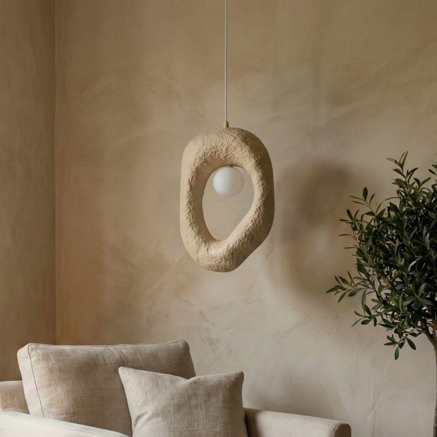 Brilagi - Luster na lanku WABI SABI 1xE27/40W/230V krémový