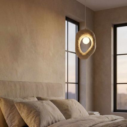 Brilagi - Luster na lanku WABI SABI 1xE27/40W/230V krémový