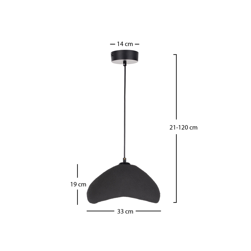 Brilagi - Luster na lanku WABI SABI 1xE27/40W/230V pr. 33 cm čierny