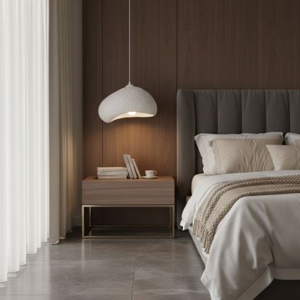 Brilagi - Luster na lanku WABI SABI 1xE27/40W/230V priemer 32 cm biela