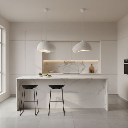 Brilagi - Luster na lanku WABI SABI 1xE27/40W/230V priemer 32 cm biela