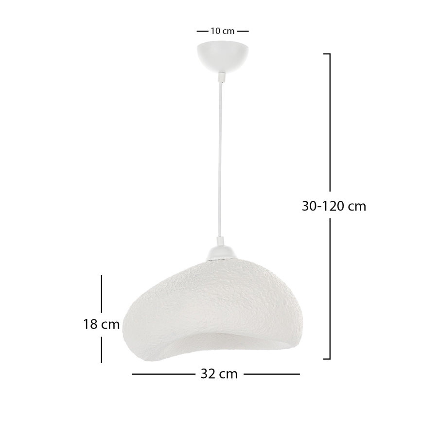 Brilagi - Luster na lanku WABI SABI 1xE27/40W/230V priemer 32 cm biela