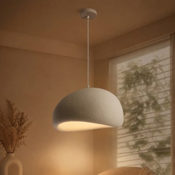 BRILAGI - Luster na lanku WABI SABI 1xE27/60W/230V priemer 40 cm biela