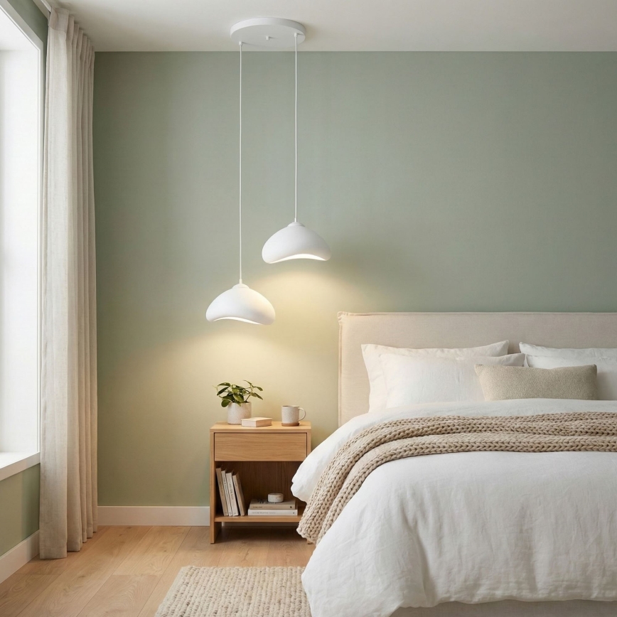 Brilagi - Luster na lanku WABI SABI 2xE27/40W/230V pr. 45 cm biela