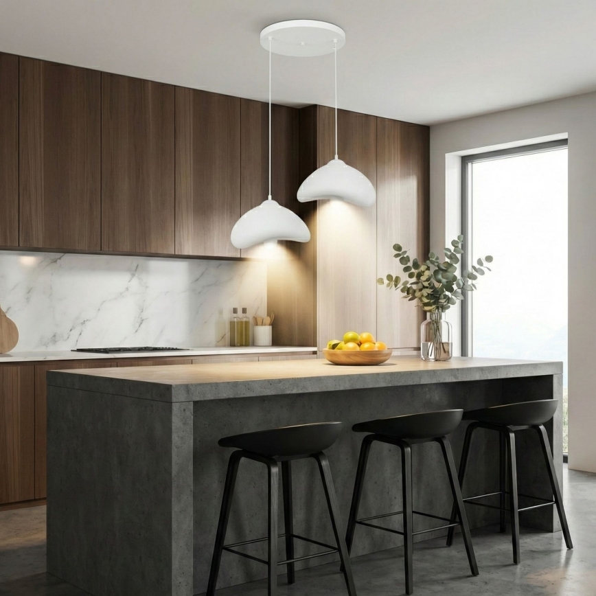 Brilagi - Luster na lanku WABI SABI 2xE27/40W/230V pr. 45 cm biela