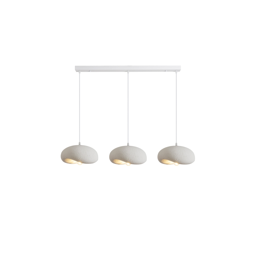BRILAGI - Luster na lanku WABI SABI 3xE27/60W/230V biela