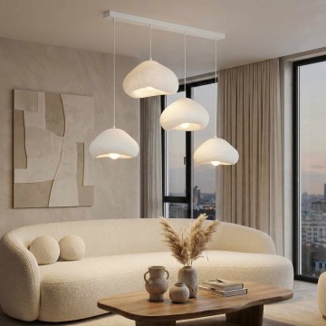 Brilagi - Luster na lanku WABI SABI 4xE27/40W/230V biela