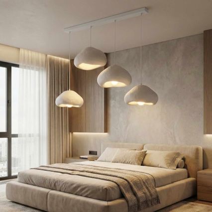 Brilagi - Luster na lanku WABI SABI 4xE27/40W/230V biela