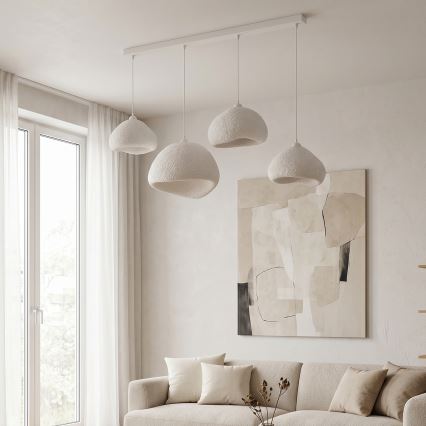 Brilagi - Luster na lanku WABI SABI 4xE27/40W/230V biela
