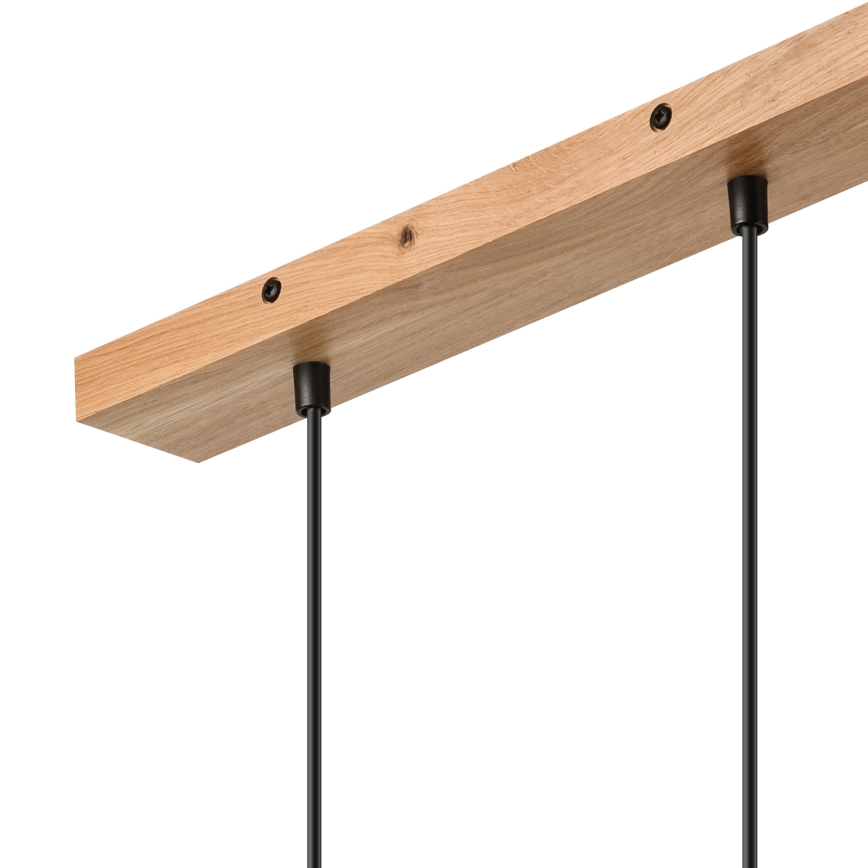 Brilagi - Luster na lanku WOODY BASKET 2xE27/60W/230V dub