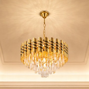 Brilagi - Luster na reťazi CRISTAL 5xE14/40W/230V priemer 38 cm