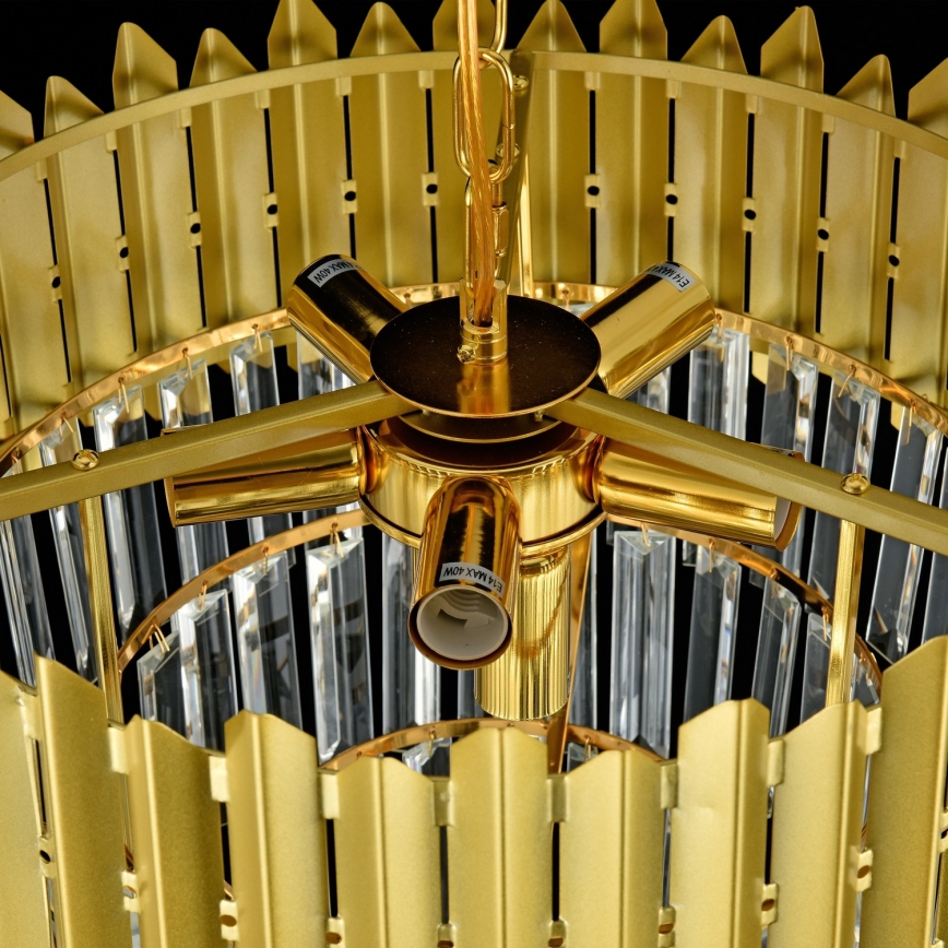 Brilagi - Luster na reťazi CRISTAL 5xE14/40W/230V priemer 43 cm