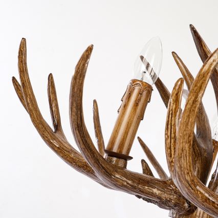 Brilagi - Luster na reťazi DEER 6xE14/10W/230V pr. 70 cm parohy