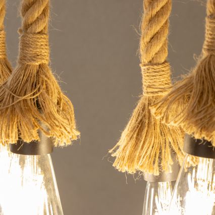 Brilagi - Luster na reťazi KOS 6xE27/60W/230V buk