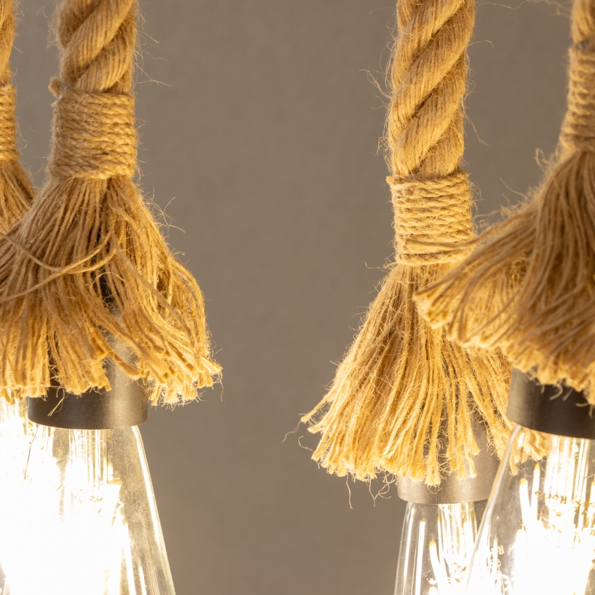 Brilagi - Luster na reťazi KOS 6xE27/60W/230V buk