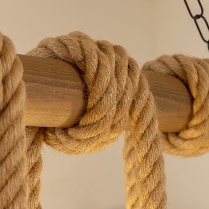 Brilagi - Luster na reťazi KOS 6xE27/60W/230V buk