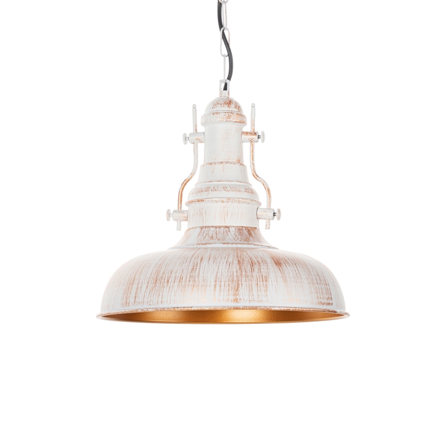 Brilagi - Luster na reťazi PYRONIC 1xE27/40W/230V pr. 32 cm krémová/patina