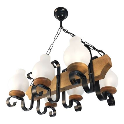 Brilagi - Luster na reťazi QUEEN 6xE14/40W/230V buk