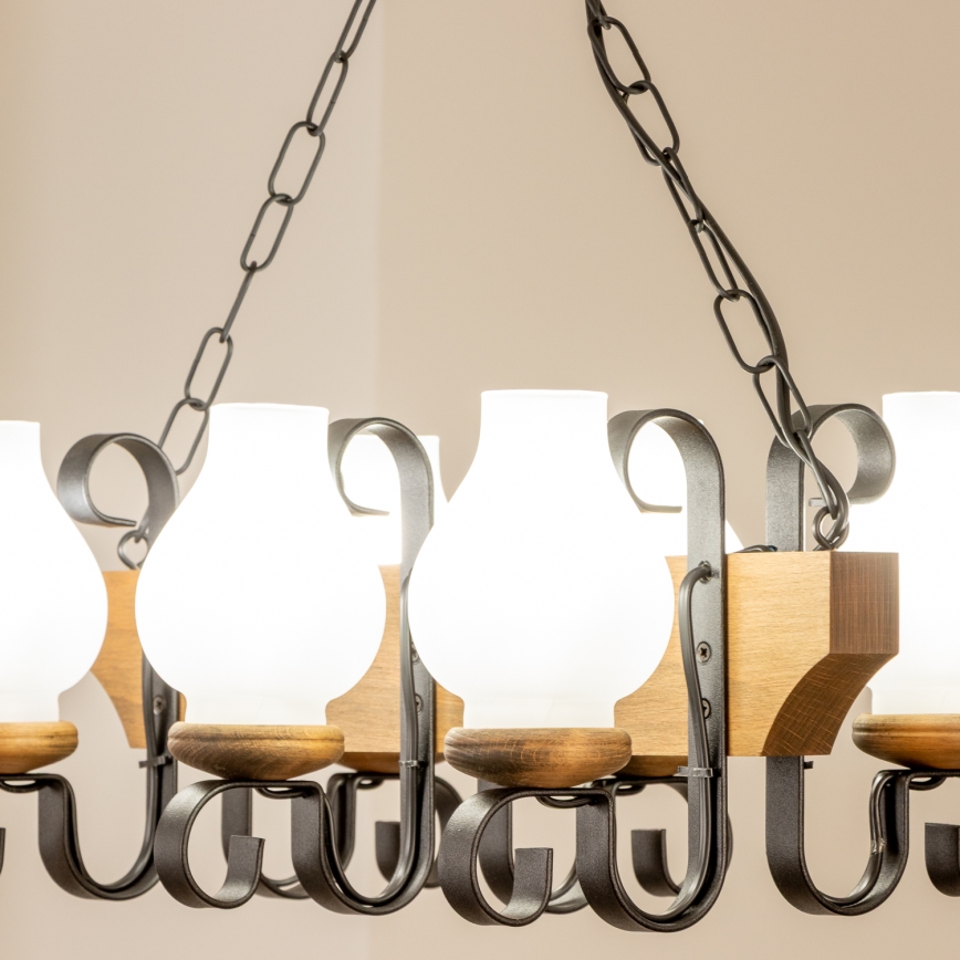 Brilagi - Luster na reťazi QUEEN 6xE14/40W/230V buk