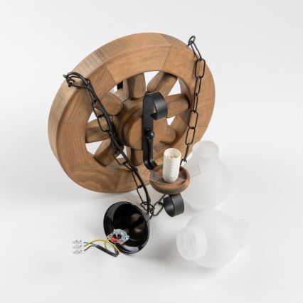 Brilagi - Luster na reťazi ROATA 2xE14/40W/230V buk