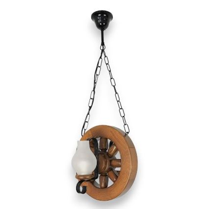 Brilagi - Luster na reťazi ROATA 2xE14/40W/230V buk/orech