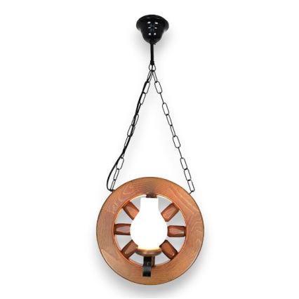 Brilagi - Luster na reťazi ROATA 2xE14/40W/230V buk/orech