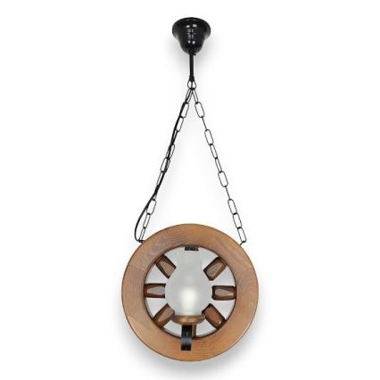 Brilagi - Luster na reťazi ROATA 2xE14/40W/230V buk/orech