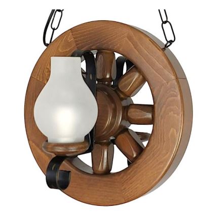 Brilagi - Luster na reťazi ROATA 2xE14/40W/230V buk/orech