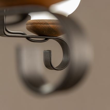 Brilagi - Luster na reťazi ROATA 5xE14/40W/230V pr. 70 cm buk