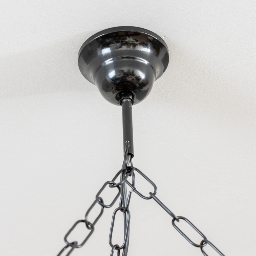 Brilagi - Luster na reťazi ROATA 5xE14/40W/230V priemer 70 cm buk/orech