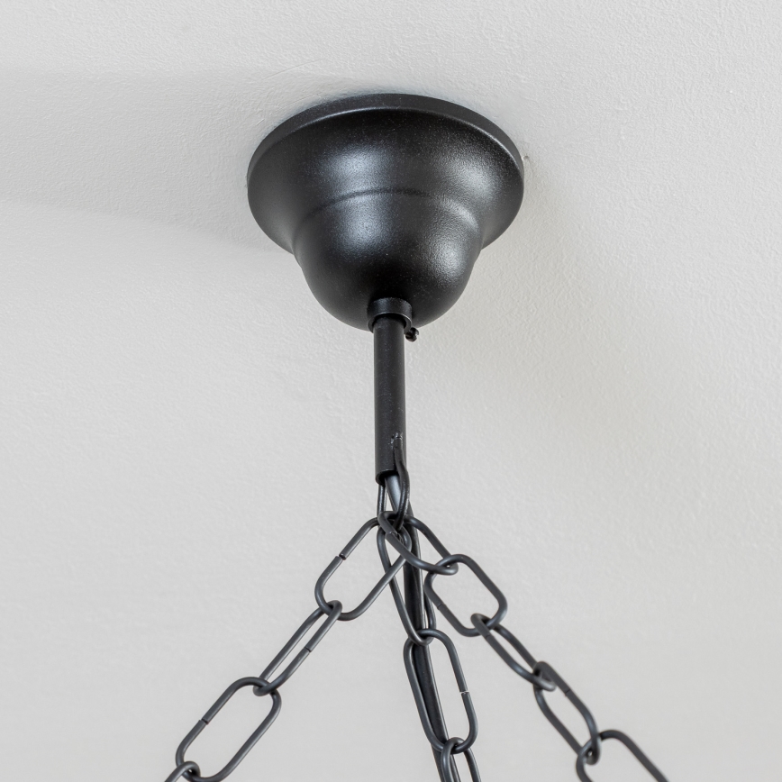 Brilagi - Luster na reťazi ROATA 6xE14/40W/230V, priemer 70 cm, buk