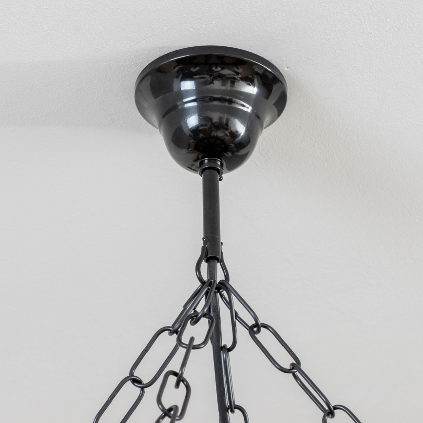 Brilagi - Luster na reťazi ROATA 8xE14/40W/230V pr. 70 cm buk/orech