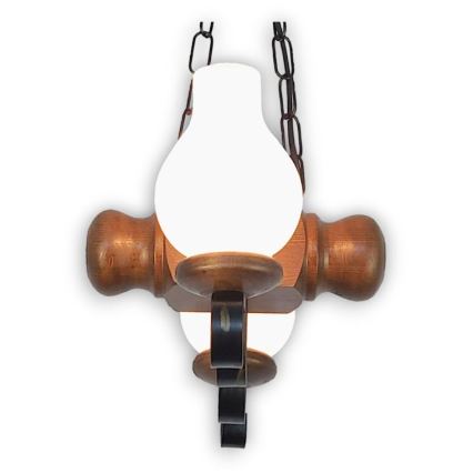 Brilagi - Luster na reťazi RUSTIC 2xE14/40W/230V buk/orech