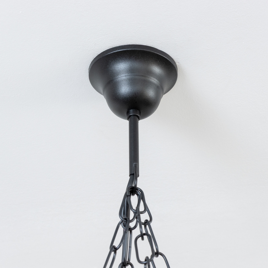 Brilagi - Luster na reťazi TIMONA 4xE14/40W/230V priemer 50 cm buk/orech