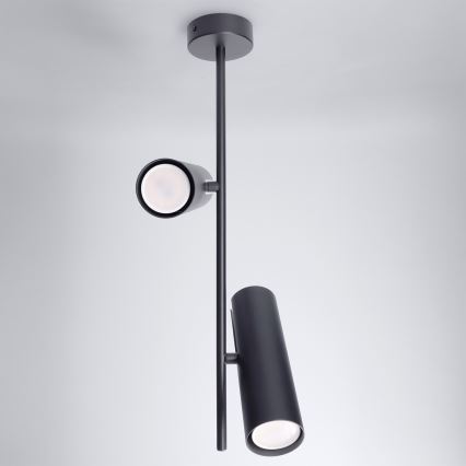 BRILAGI - Luster na tyči BRANCH 2xGU10/30W/230V čierna