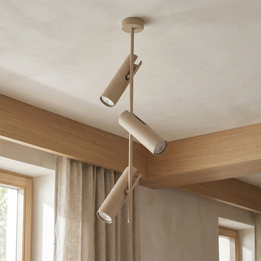 Brilagi - Luster na tyči BRANCH 3xGU10/30W/230V béžový