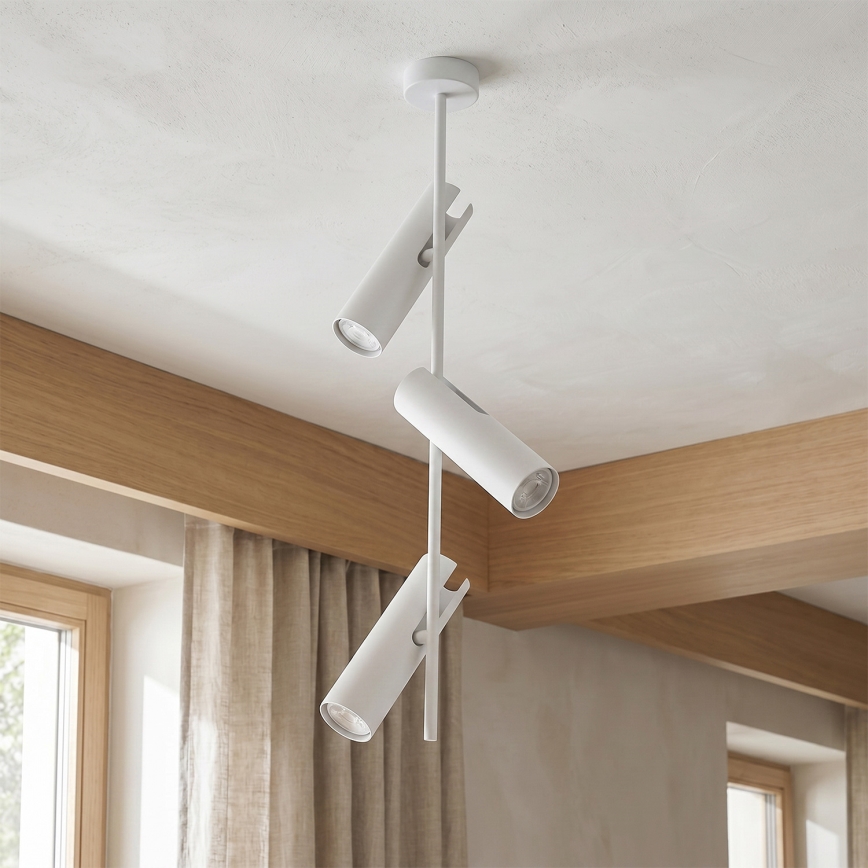 Brilagi - Luster na tyči BRANCH 3xGU10/30W/230V biela