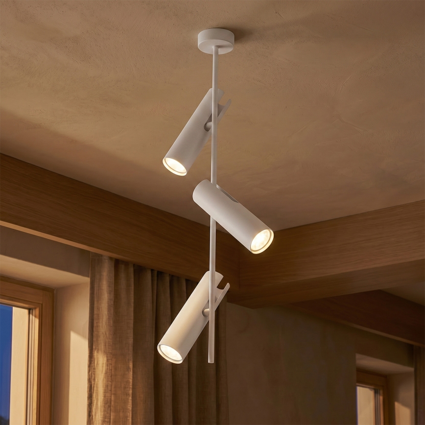 Brilagi - Luster na tyči BRANCH 3xGU10/30W/230V biela