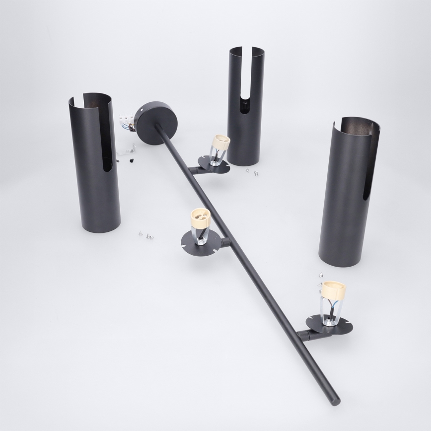 Brilagi - Luster na tyči BRANCH 3xGU10/30W/230V čierna