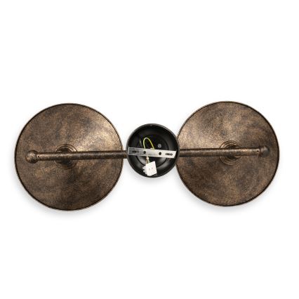 BRILAGI - Luster na tyči FORGE 2xE27/60W/230V medená/patina