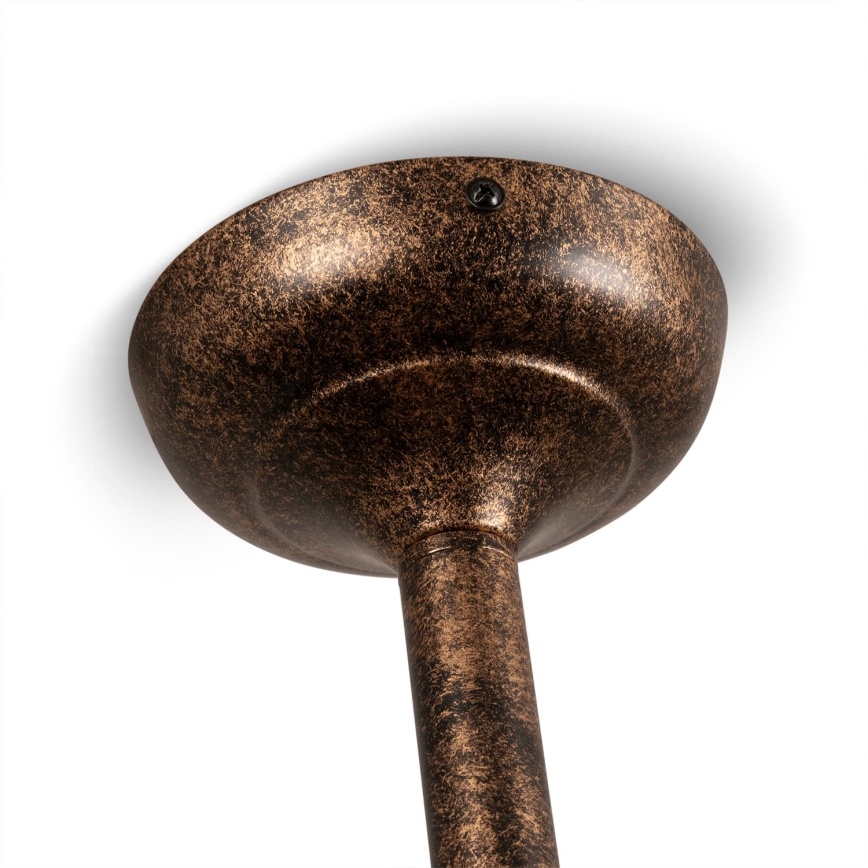 BRILAGI - Luster na tyči FORGE 3xE27/60W/230V patina/medená