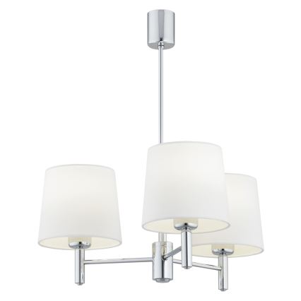 BRILAGI - Luster na tyči MONTE 3xE27/60W/230V krémová/lesklý chróm