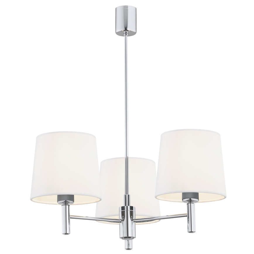 BRILAGI - Luster na tyči MONTE 3xE27/60W/230V krémová/lesklý chróm
