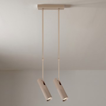 Brilagi - Luster na tyči SELE 2xGU10/30W/230V béžová