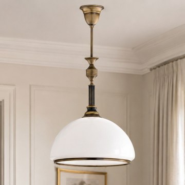 BRILAGI - Luster na tyči TAURUS 1xE27/15W/230V pr. 40 cm bronz