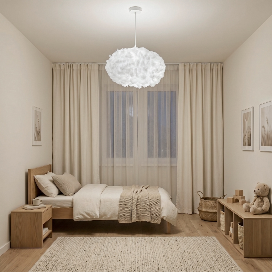 Brilagi - Luster SOLEAIR na lanku 2xE27/40W/230V, pr. 60 cm, biely