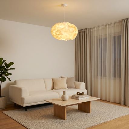 Brilagi - Luster SOLEAIR na lanku 2xE27/40W/230V, pr. 60 cm, biely