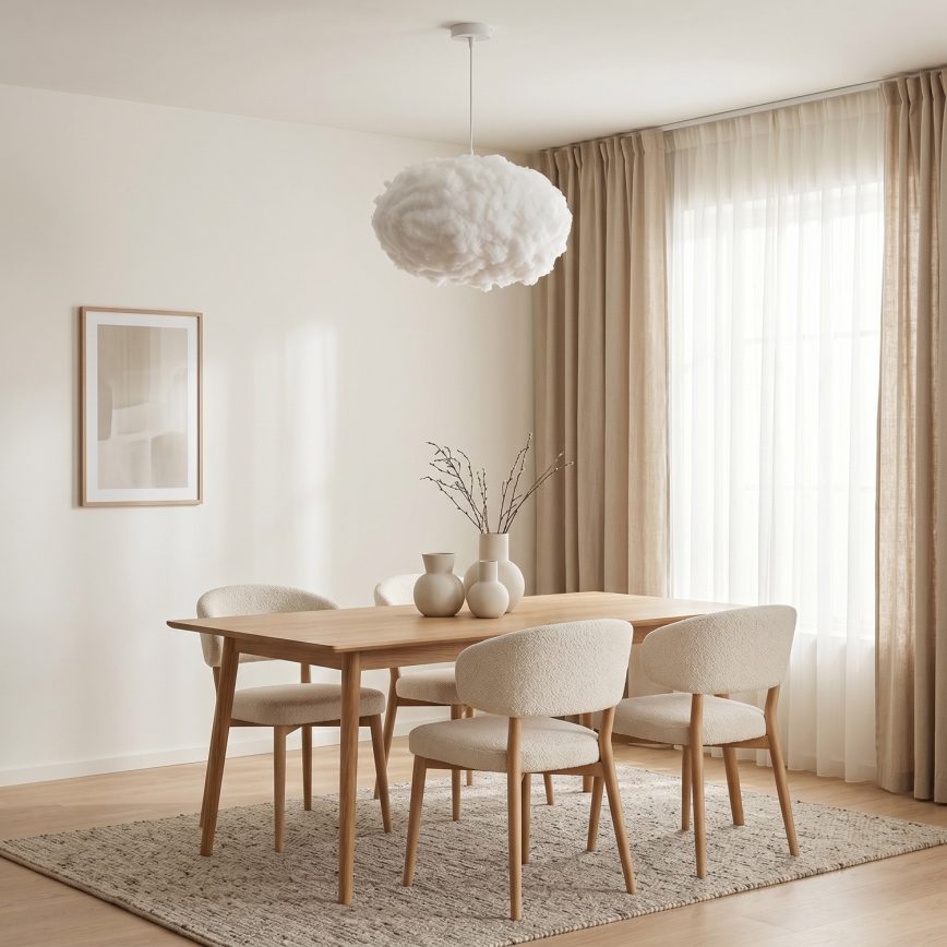 Brilagi - Luster SOLEAIR na lanku 2xE27/40W/230V, pr. 60 cm, biely