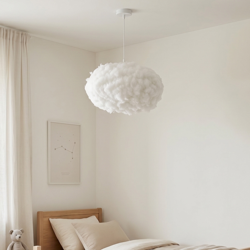 Brilagi - Luster SOLEAIR na lanku 2xE27/40W/230V, pr. 60 cm, biely